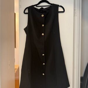Elegant Black Sleeveless Dress